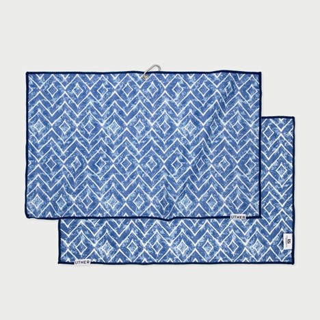 Uther Cart Golf Towel in Multi Fashion Prints, Golf Towels for Golf Bags for Men and Women Golf Accessories, Microfiber Sports Towel with Carabiner Clip (15 Inch x 24 Inch)